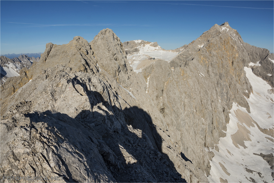 Jubiläumsgrat Grań Jubileuszowa na Zugspitze Alpy Bawarskie