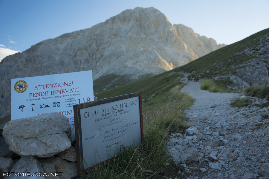 Monte Aquila Corno Grande Via Direttissima Apeniny