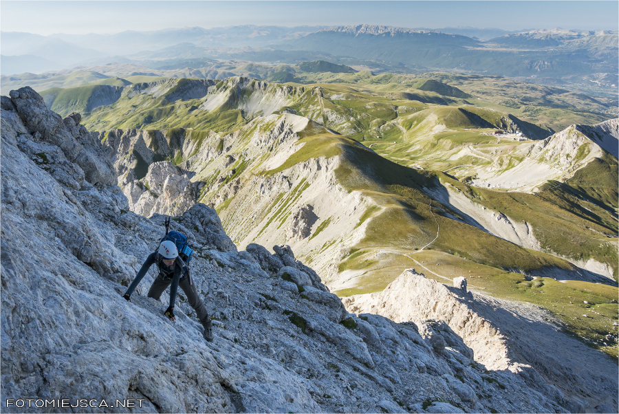 Corno Grande Via Direttissima Gran Sasso Apeniny