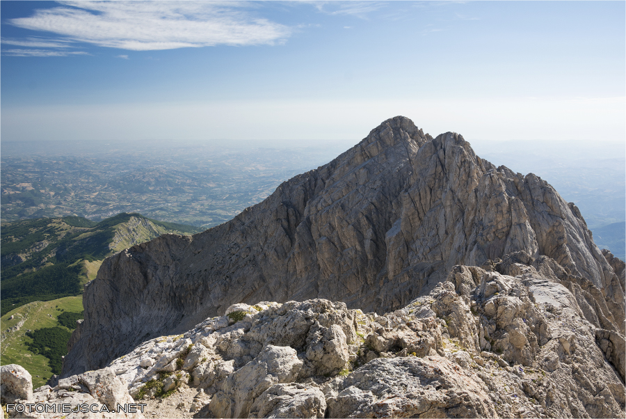 Corno Grande Centrale Orientale Gran Sasso Apeniny