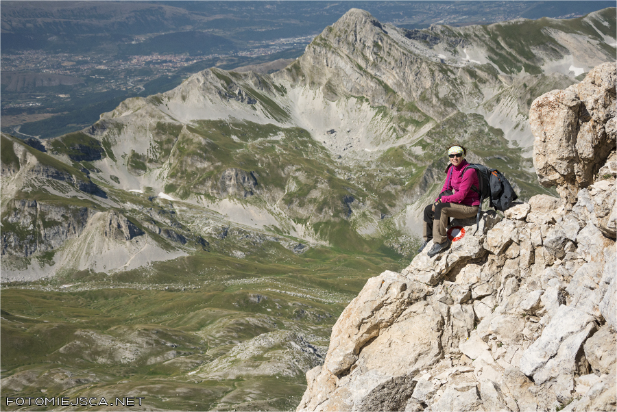 Corno Grande Via Cresta Ovest Gran Sasso Apeniny