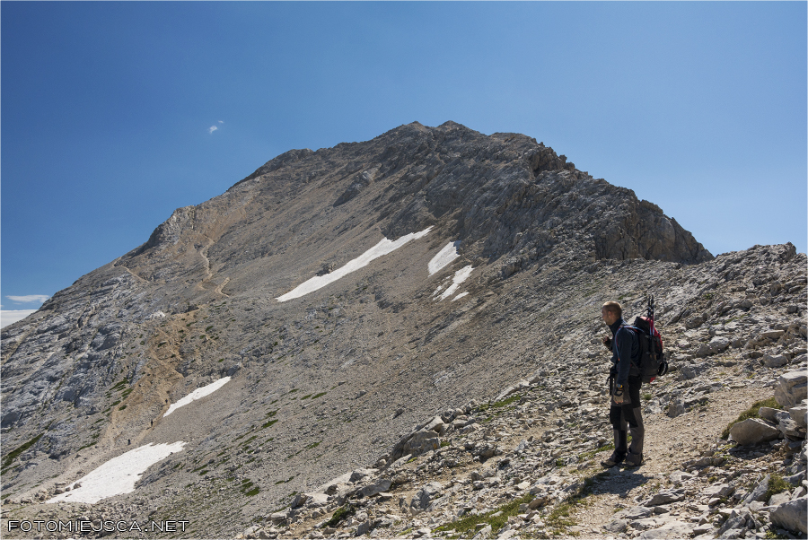Via normale Corno Grande Cresta Ovest Gran Sasso Apeniny