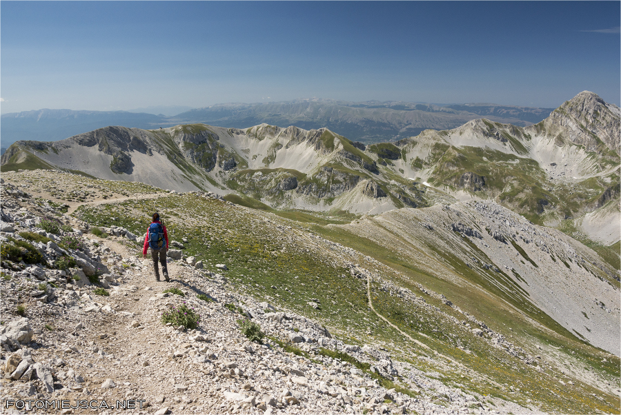 Sella del Brecciaio Corno Grande Gran Sasso Apeniny