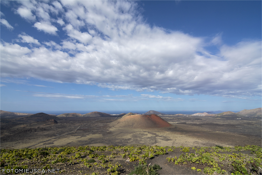 Krajobraz wulkaniczny wyspy Lanzarote